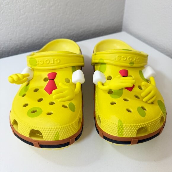 ? Crocs x SpongeBob SquarePants Classic Clogs {Men 10 / Women 12} Yellow EUC main image 4
